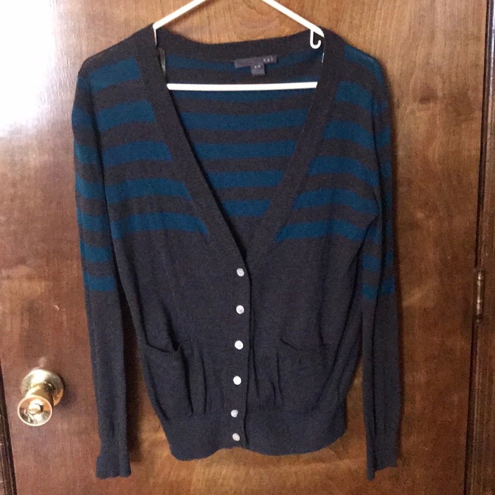 Striped cardigan
